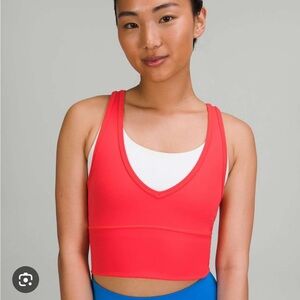 Lululemon Power Pivot Tank Red